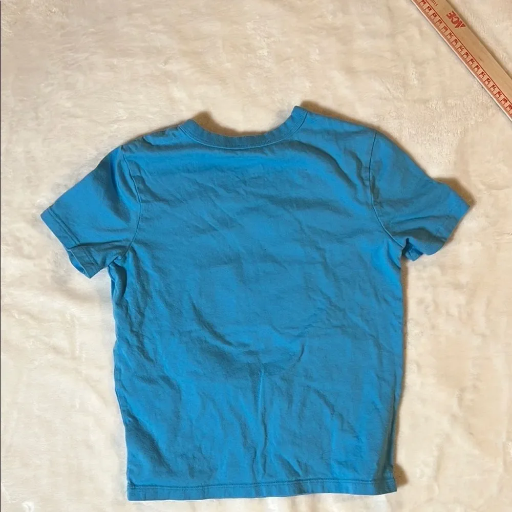 GAP Kids Blue Basketball Graphic Short Sleeve T-Shirt Size S 6–7